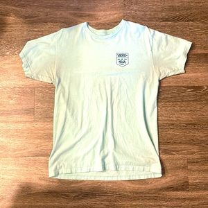 Vans Green/Blue Tee, Size: M